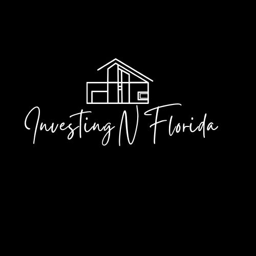 White Invest n Florida logo